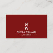 Professionele moderne eenvoudige minimalistische D Visitekaartje (Voorkant)