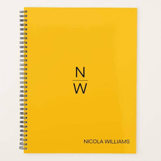 Professionele moderne eenvoudige minimalistische g planner (Voorkant)