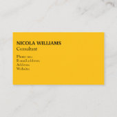 Professionele moderne eenvoudige minimalistische g visitekaartje (Achterkant)