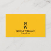 Professionele moderne eenvoudige minimalistische g visitekaartje (Voorkant)