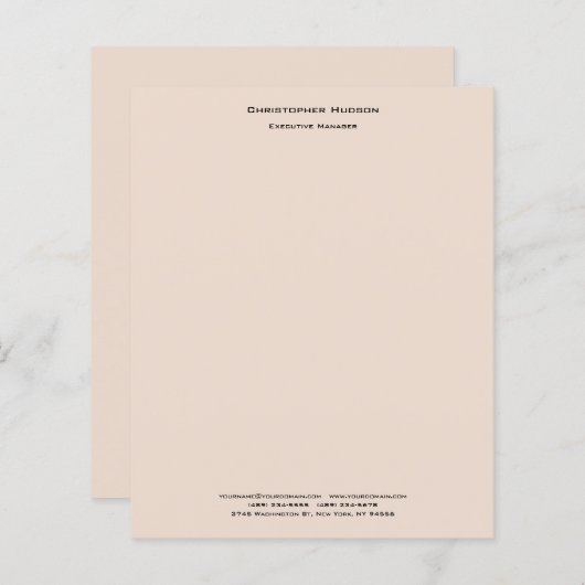 Professionele, moderne, eenvoudige platte Linen (Voorkant / Achterkant)