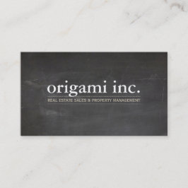 PROFESSIONELE moderne eenvoudige rustieke krijtbor Visitekaartje