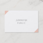 Professionele, moderne, eenvoudige Sjabloon Visitekaartje (Voorkant)