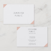 Professionele, moderne, eenvoudige Sjabloon Visitekaartje (Voorkant / Achterkant)