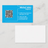 Professionele moderne eenvoudige techniek visitekaartje (Voorkant / Achterkant)