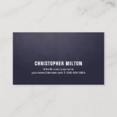 Professionele Moderne Eenvoudige Textuur Blauwe Co Visitekaartje (Voorkant)