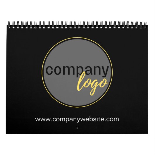 PROFESSIONELE MODERNE EIGEN LOGO PROMOTIONELE ZWAR KALENDER (Hoes)