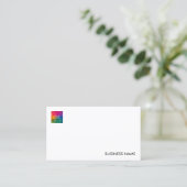 Professionele Moderne Elegant Company Logo Sjabloo Visitekaartje (Staand voorkant)