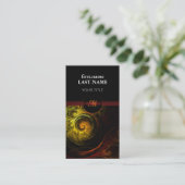 Professionele moderne Elegant Cool Sunrise Floral Visitekaartje (Staand voorkant)