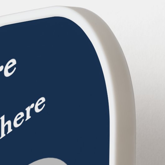 Professionele moderne elegante aangepaste logo met pickleball paddle (Links Detail)