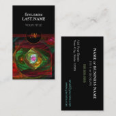 Professionele, moderne elegante aantrekkingskracht visitekaartje (Voorkant / Achterkant)