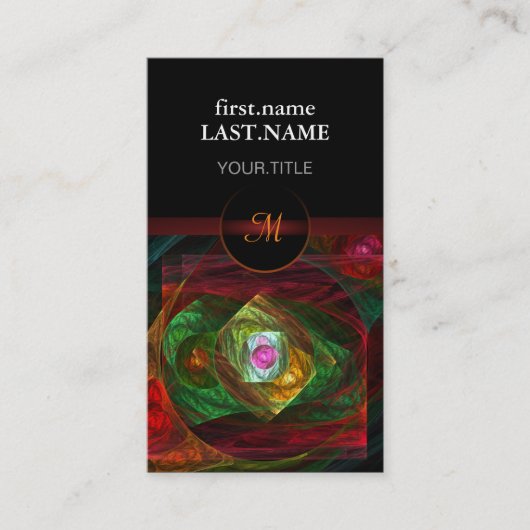 Professionele, moderne elegante aantrekkingskracht visitekaartje (Voorkant)