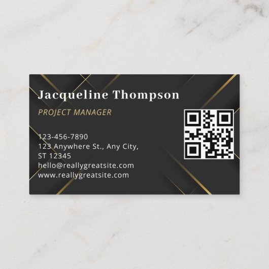 Professionele moderne elegante bouwconstructie visitekaartje (Achterkant)