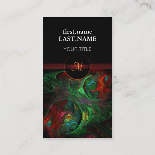 Professionele moderne elegante cellen Groen Visitekaartje (Voorkant)