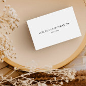 Professionele Moderne Elegante Duidelijke Witte Mi Visitekaartje