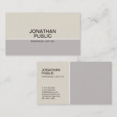 Professionele Moderne Elegante Eenvoudige Ontwerps Visitekaartje (Voorkant / Achterkant)