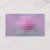 Professionele, moderne, elegante kleuren Eenvoudig Visitekaartje (Achterkant)