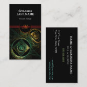 Professionele Moderne Elegante Koele DJ Visitekaartje (Voorkant / Achterkant)