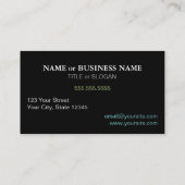 Professionele moderne elegante koele hypnose visitekaartje (Achterkant)