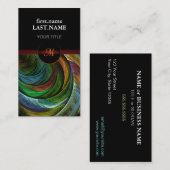 Professionele Moderne Elegante Koele Kleur Visitekaartje (Voorkant / Achterkant)