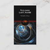 Professionele moderne elegante komkommerwereld visitekaartje (Voorkant)