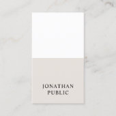Professionele, moderne, elegante luxe design visitekaartje (Voorkant)