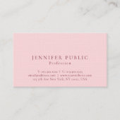 Professionele moderne elegante luxe premium linnen visitekaartje (Voorkant)