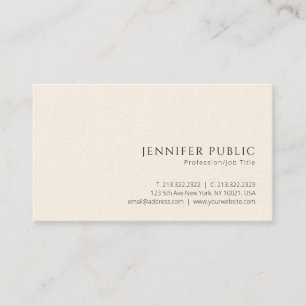Professionele moderne elegante luxe Signature Crea Visitekaartje