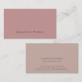 Professionele moderne, elegante parelfinering visitekaartje (Voorkant / Achterkant)