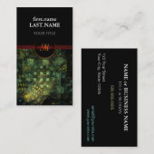 Professionele moderne elegante school visitekaartje (Voorkant / Achterkant)