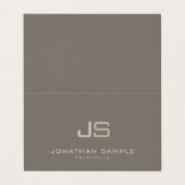 Professionele moderne, elegante Sjabloon van het M Visitekaartje (Buitenkant ongevouwen)