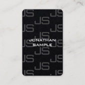 Professionele moderne, elegante Sjabloon van het M Visitekaartje (Voorkant)