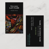 Professionele moderne elegante standaard visitekaartje (Voorkant / Achterkant)