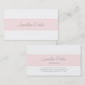 Professionele, moderne elegante, stijlvolle laptop visitekaartje (Voorkant / Achterkant)