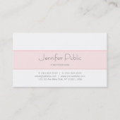 Professionele, moderne elegante, stijlvolle laptop visitekaartje (Achterkant)