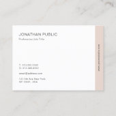 Professionele Moderne Elegante Trendy Eenvoudige S Visitekaartje (Achterkant)