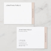 Professionele Moderne Elegante Trendy Eenvoudige S Visitekaartje (Voorkant / Achterkant)