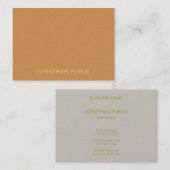 Professionele moderne elegante trendy kleuren Sjab Visitekaartje (Voorkant / Achterkant)