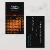 Professionele, moderne, elegante wand visitekaartje (Voorkant / Achterkant)