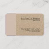 Professionele, moderne en minimale beeldprijs visitekaartje (Voorkant)