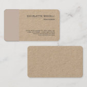 Professionele, moderne en minimale beeldprijs visitekaartje (Voorkant / Achterkant)