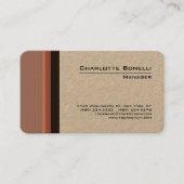 Professionele, moderne en minimale beeldprijs visitekaartje (Voorkant)