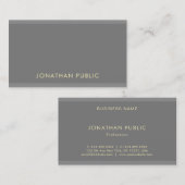 Professionele, moderne, feilbare laptop met elegan visitekaartje (Voorkant / Achterkant)