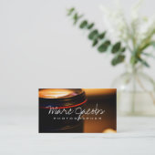 Professionele moderne fotografie visitekaartje (Staand voorkant)