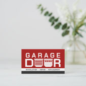 Professionele Moderne Garagedeur Diensten Visitekaartje (Staand voorkant)