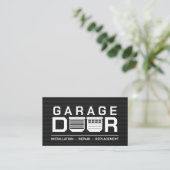Professionele Moderne Garagedeur Diensten Visitekaartje (Staand voorkant)
