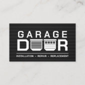 Professionele Moderne Garagedeur Diensten Visitekaartje (Voorkant)