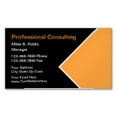 Professionele moderne geometrische visitekaartje magneet (Voorkant)