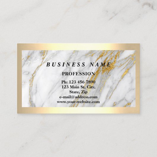 Professionele, moderne Gold Lijst Grijze Loyality Visitekaartje (Achterkant)