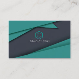 Professionele, moderne, groene bedrijven visitekaartje